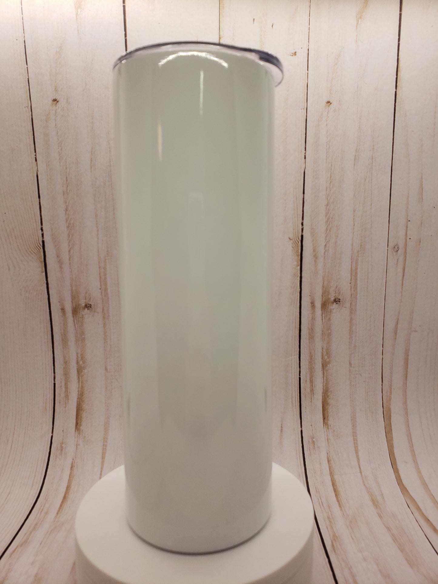 20oz Skinny Tumbler White - Custom