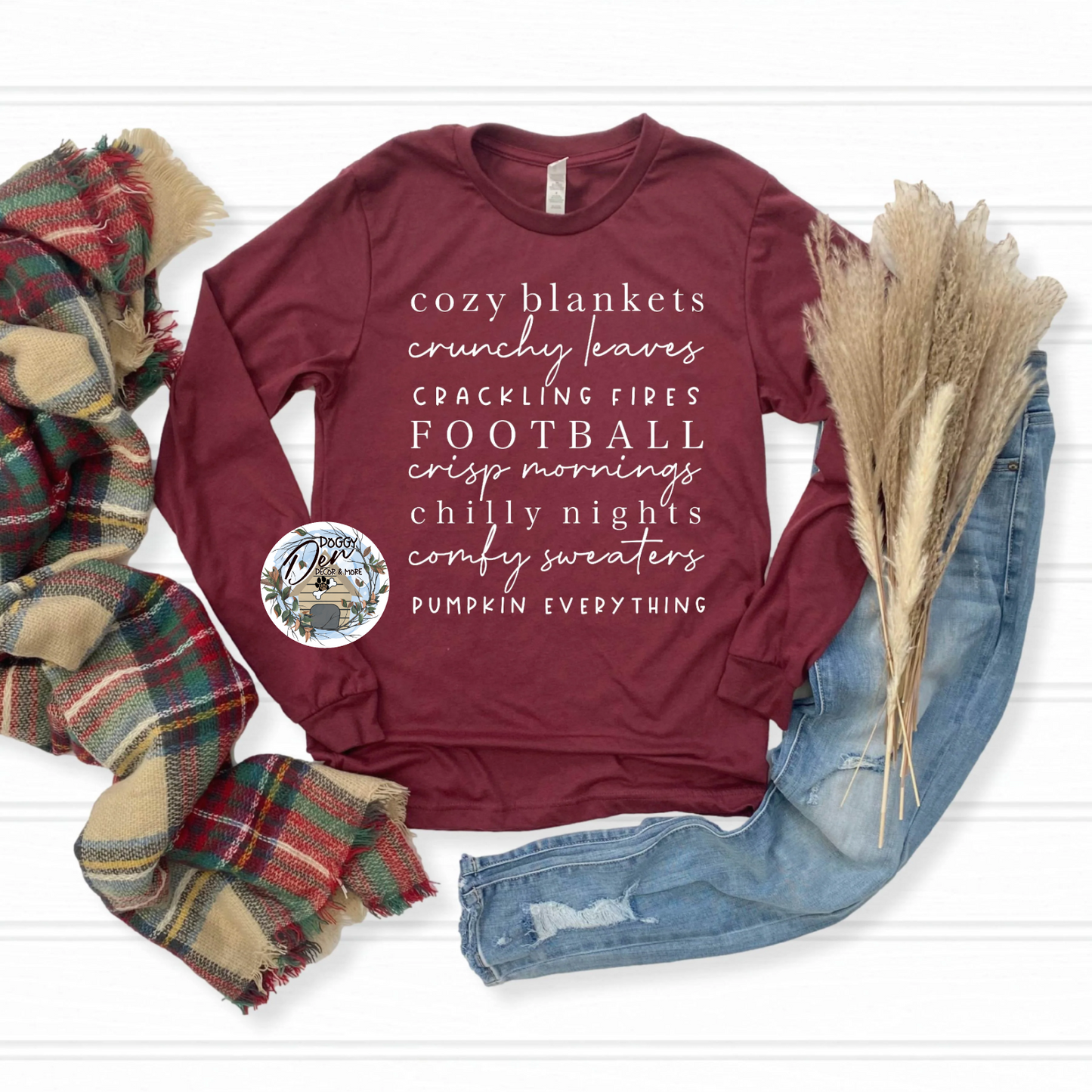 Cozy Blankets Crunchy Leaves