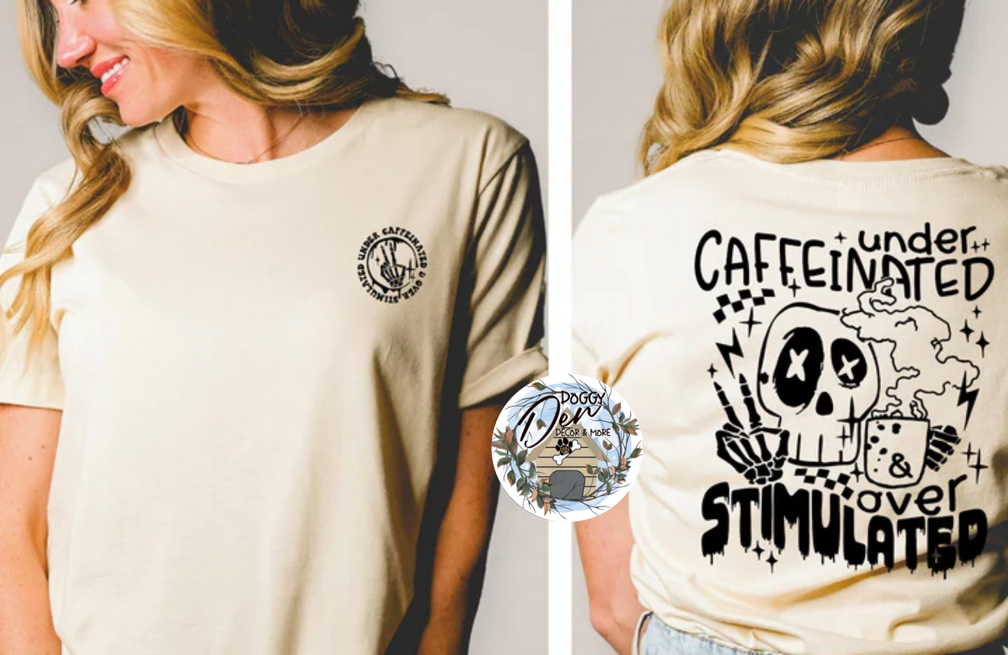 Under Caffeinated with pocket accent