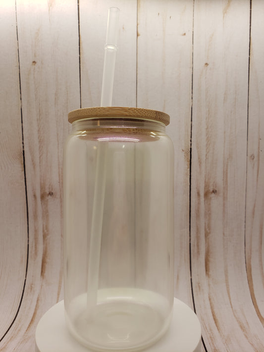 16oz Glass Can - Custom