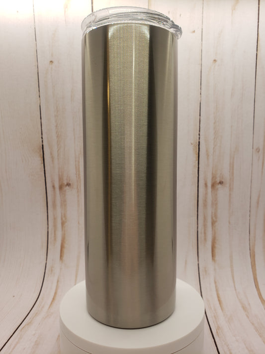 20 oz Skinny Tumbler Steel - Custom