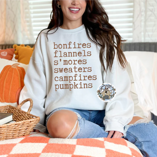 Bonfires Flannels S'mores