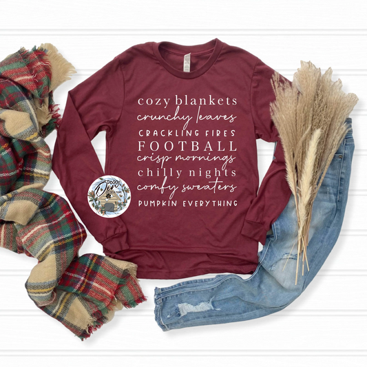 Cozy Blankets Crunchy Leaves