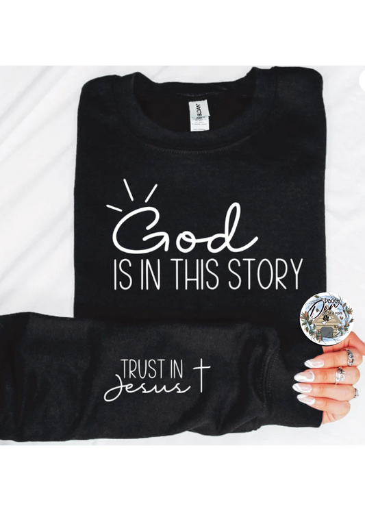 God Is In This Story with sleeve accent
