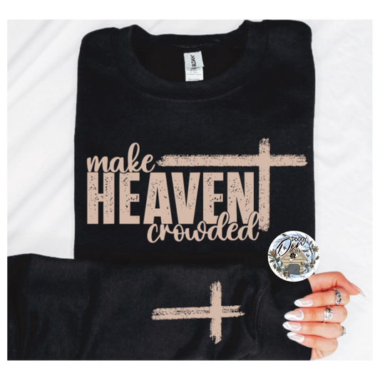 Make Heaven Crowded w/ sleeve (light tan ink)