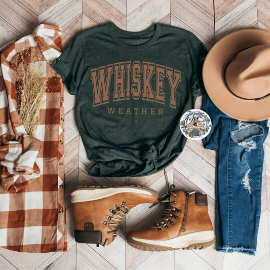 Oversized Vintage Whiskey Weather